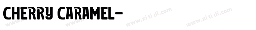 Cherry Caramel字体转换